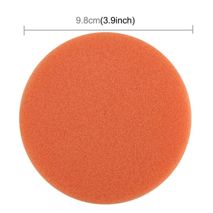 12 PCS Car Wax Sponge Round Sponge High-density Sponge,Size:9.8*9.8cm, 9.8*9.8cm