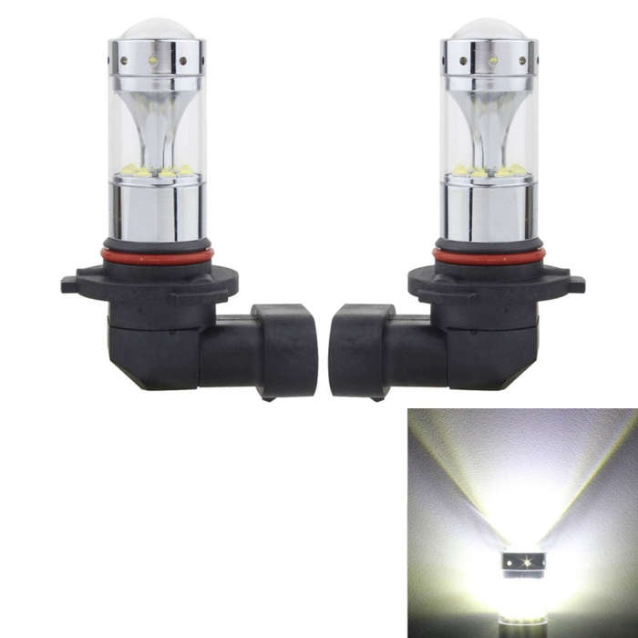2 PCS 9005 60W 1200 LM 6000K Car Fog Lights with 12 CREE XB-D LED Lamps, DC 12V, 9005