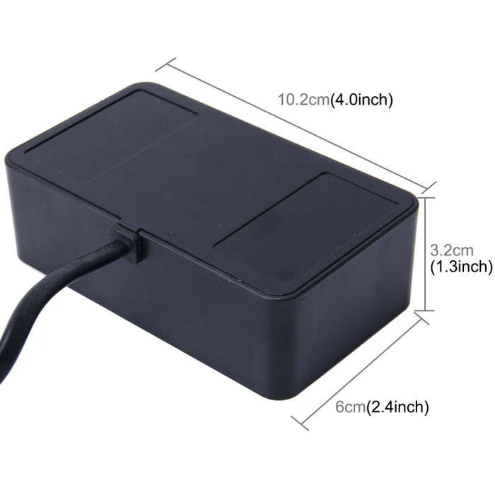 BEAUTY-CAR B-085 ABS Shell 120W 3 Sockets Car Cigarette Lighter Car Charger with 3.4A Dual USB Po...