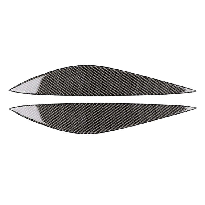 Car Carbon Fiber Light Eyebrow for Mercedes-Benz W204 Pre-Facelift 2008-2011, For Mercedes-Benz W204