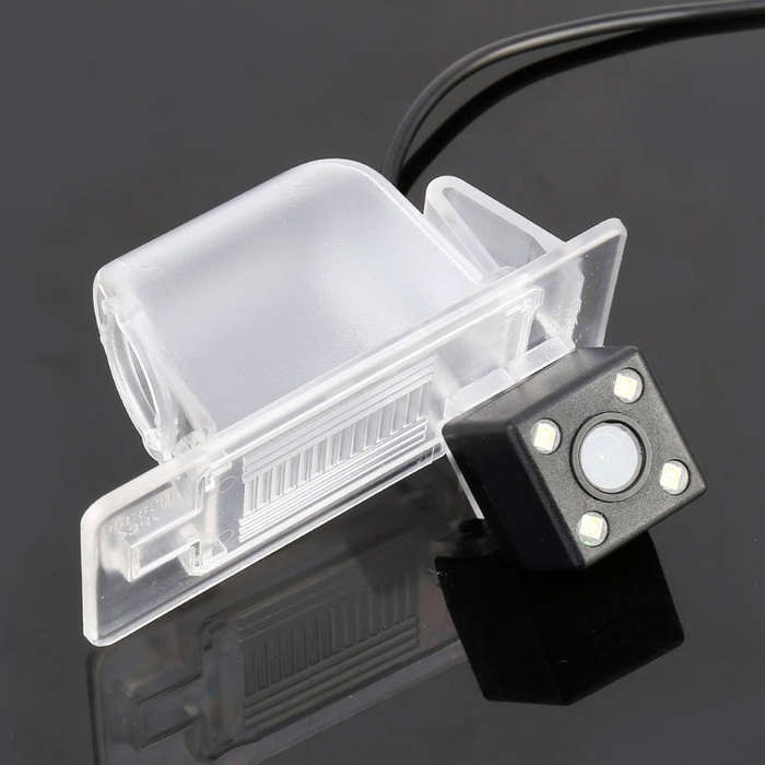 656x492 Effective Pixel HD Waterproof 4 LED Night Vision Wide Angle Car Rear View Backup Reverse ...