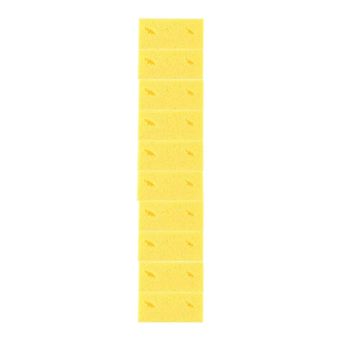 Car Care Wear-resistant Brown Soft Sponge Car Wash Cleaning Pad(Yellow), 5 PCS Wash Cleaning Pad(...