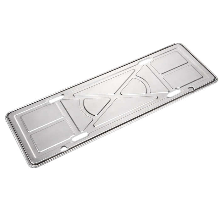 2 PCS Car License Plate Aluminium Alloy Bracket Frame Holder Stand Mount(Silver), Aluminium Alloy...