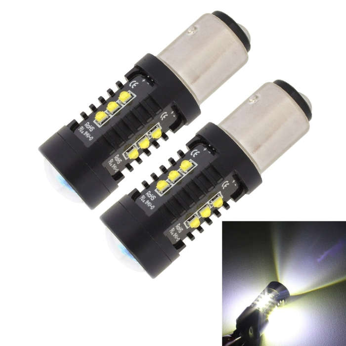 2 PCS MZ 10W 1080LM 5500K 1157 12 XB-D LED Car Brake Lights BAY15D Reverse Lamps Car Tail Parking...