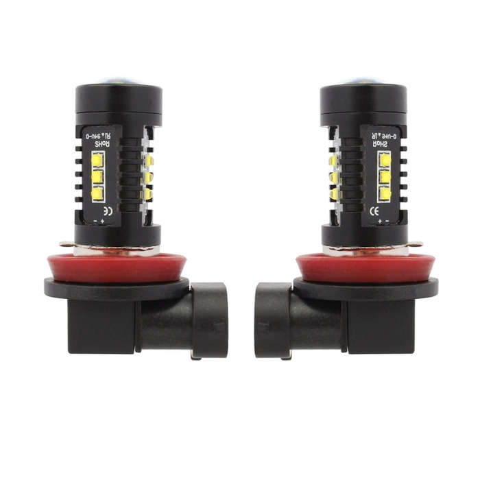 2 PCS MZ 10W 1080 LM 5500K H8/H11 12 XB-D LED Car Front Fog Lights Car Car Fog Light Auto Daytime...