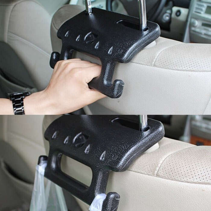 Multifunction Car Hook Seat Safety Handrails Car Seat Headrest Handle Hand Grip, Car Hook Seat Sa...