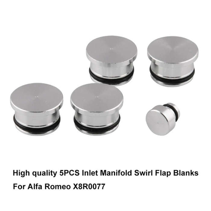 5 PCS Car Modified Inlet Manifold Swirl Flap Blanks Intake Manifold Valve Cylinder Head Screw X8R...