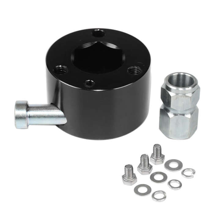 Universal Aluminum Car Steering Wheel Quick Release Disconnect Hub 3/4 inch Shaft Size