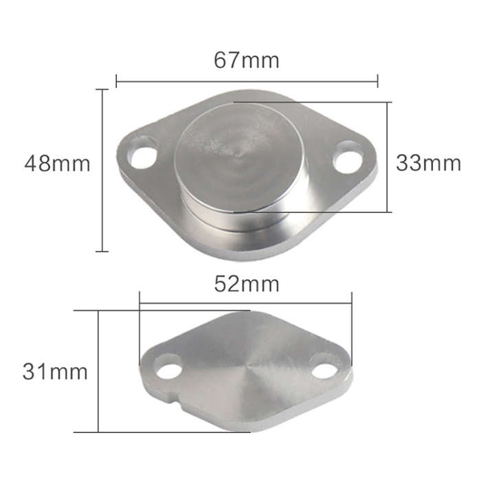 Car Aluminum Full EGR Removal / Blanking Kit for Land Rover Discovery 3 / Range Rover Sport TDV6,...