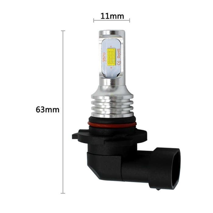 2 PCS 9005 HB3 72W 1000LM 6000-6500K Super Bright White Light Car Fog LED Bulbs, DC 12-24V, 9005 ...