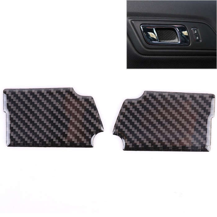 2 PCS Car Door Bowl Decorative Sticker for Ford Mustang 2015-2020, Door Bowl