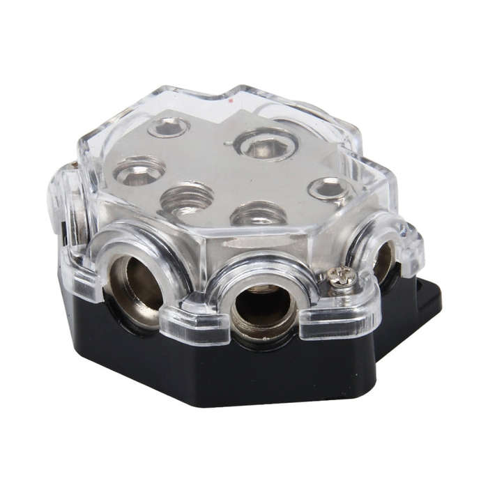Fuse Holder Power Distributor Block 1 Way Auto Car Audio 5 Ways Out / 1 Ways In 5 Car Audio Outpu...