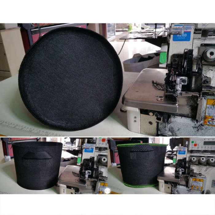 2 Gallon Planting Grow Bag Thickened Non-woven Aeration Fabric Pot Container with Handle, 2 Gallon