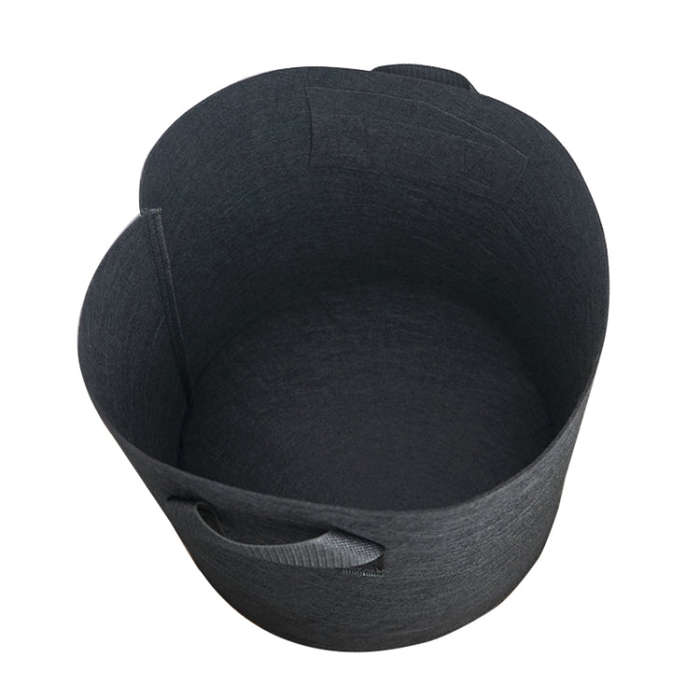 15 Gallon Planting Grow Bag Thickened Non-woven Aeration Fabric Pot Container with Handle, 15 Gallon