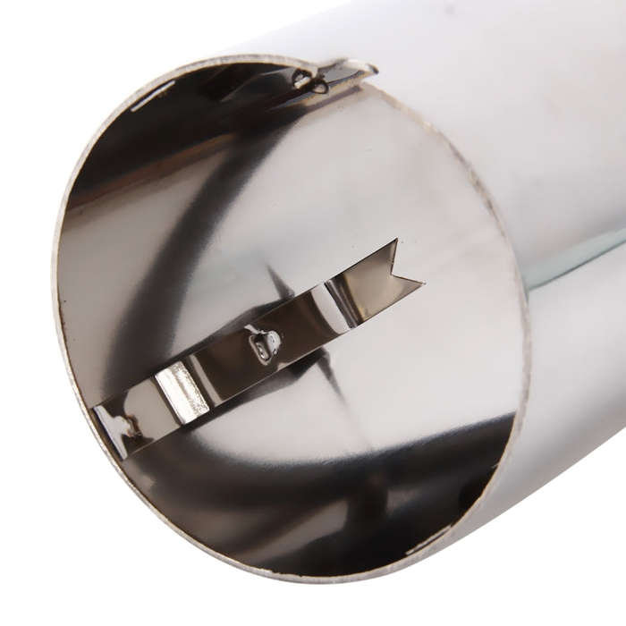2 PCS Car Styling Stainless Steel Exhaust Tail Muffler Tip Pipe for VW Volkswagen 1.8T/2T Swept V...