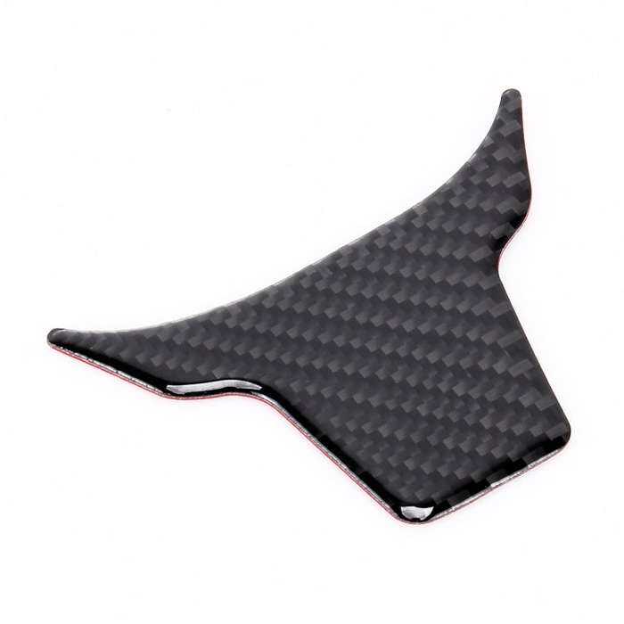 Carbon Fiber Steering Wheel Cover Trim Decal Interior DIY Decorative Sticker for Honda Civic 10th...