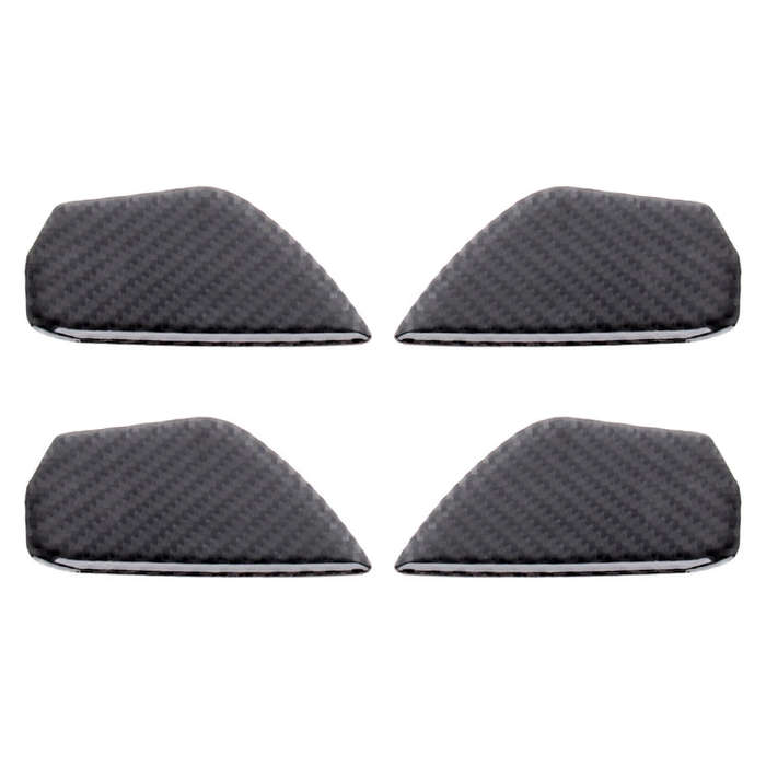 Carbon Fiber Inner Door Handle Bowl Cover Trim Decals Decorative Sticker for Honda Civic 10th Gen...