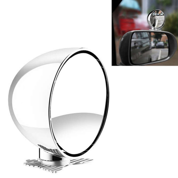 3R-044 Auxiliary Rear View Mirror Car Adjustable Blind Spot Mirror Wide Angle Auxiliary Rear View...