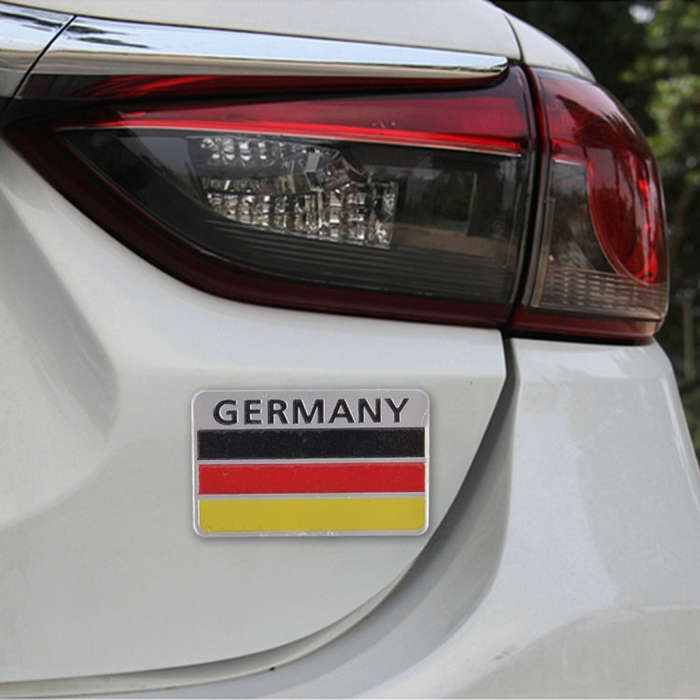 Germany Flag Style Metal Car Sticker, Germany Flag 1, Germany Flag