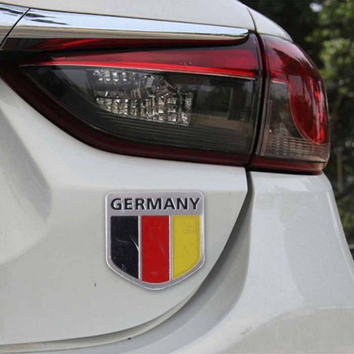 Germany Flag Style Metal Car Sticker, Germany Flag 1, Germany Flag