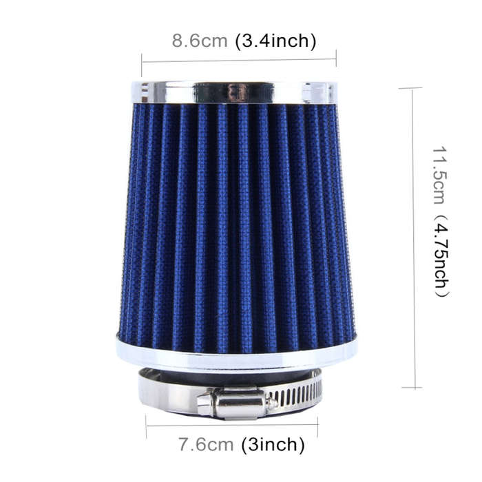 HKS 5cm Universal Mushroom Head Style Air Filter for Car, HKS 5cm (Blue), HKS 5cm (Red)