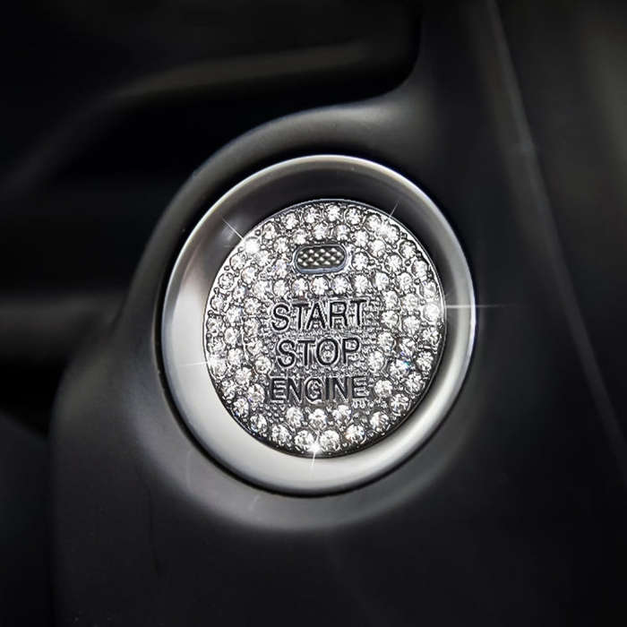 Car Engine Start Key Push Button Cover Trim Sticker Decoration for Mazda, For Mazda
