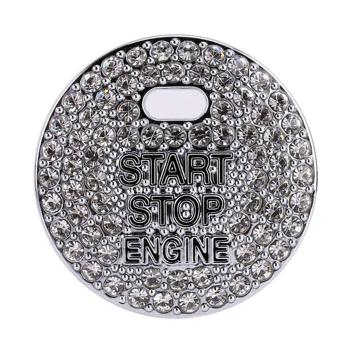 Car Engine Start Key Push Button Cover Trim Sticker Decoration for Mazda, For Mazda