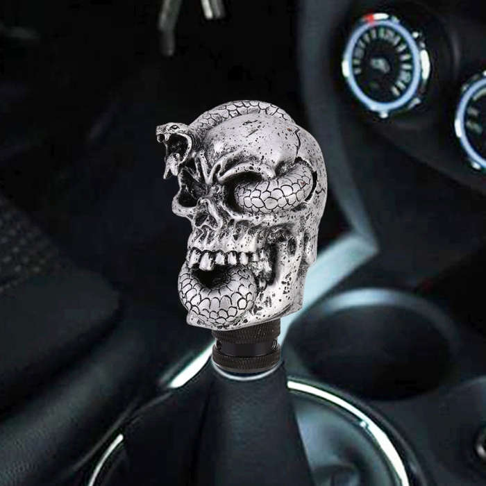 LX Tandy Creative Universal Car Snake Ghost Shaped  Shifter Cover Manual Automatic Gear Shift Kno...