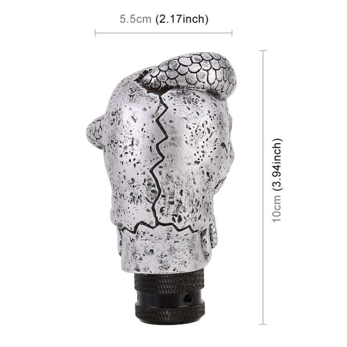 LX Tandy Creative Universal Car Snake Ghost Shaped  Shifter Cover Manual Automatic Gear Shift Kno...