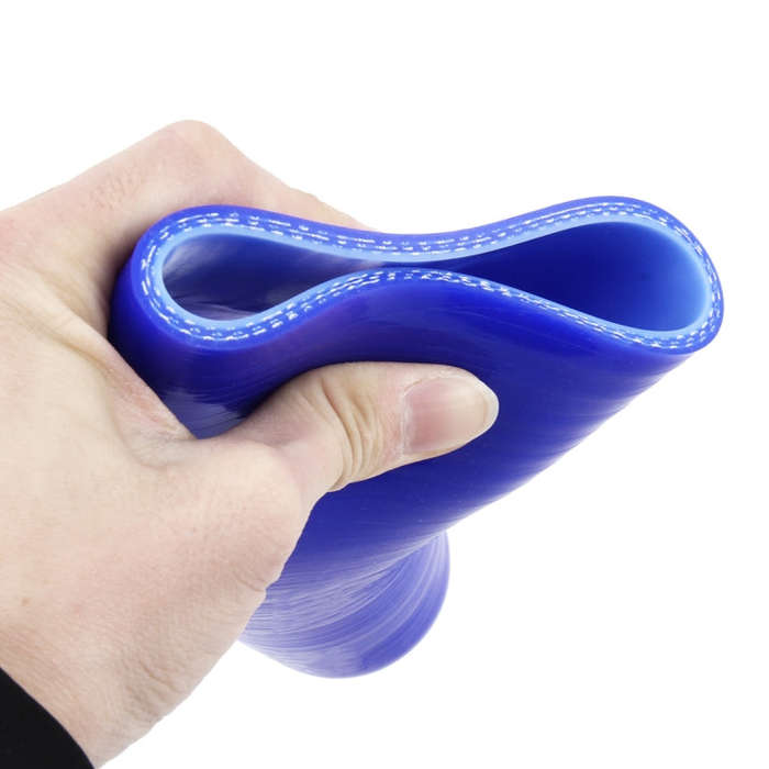 Universal 83-89mm 45 Degrees Car Constant Diameter Silicone Tube Elbow Air Intake Tube Silicone I...