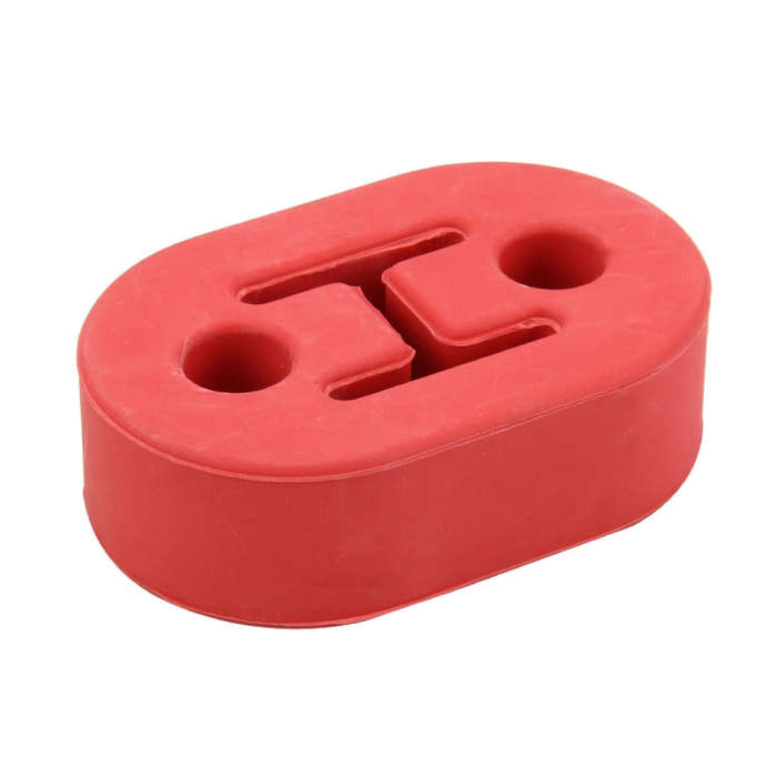 Universal Car Two Holes Adjustable Rubber Mounting Bracket Exhaust Tube Hanging Rubber Tube Car E...