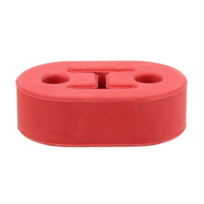 Universal Car Two Holes Adjustable Rubber Mounting Bracket Exhaust Tube Hanging Rubber Tube Car E...