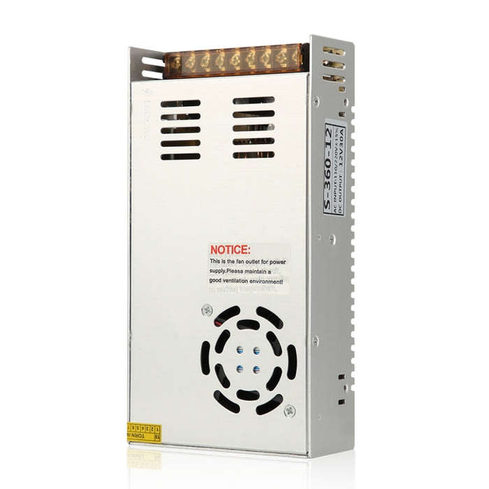 AC 220V to DC 12V 30A 360W Power Adapter AC-DC Converter Step Down Module Voltage Transformer Swi...