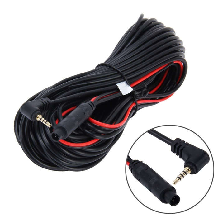 9m 4P Male & 2.5mm Female to 2.5mm Reversing Camera Extension Cord Rearview Mirror Vehicle Travel...