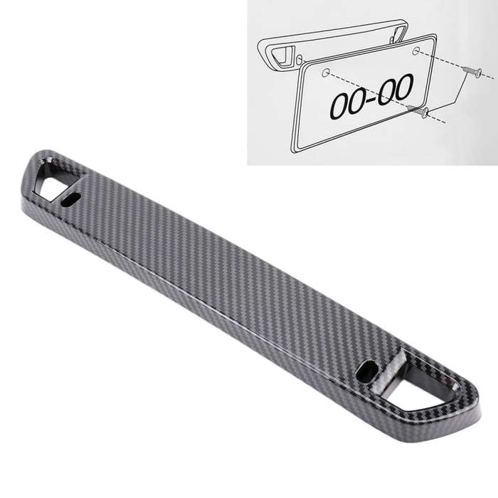 Universal Car License Holder Number Plate Frame Full Carbon Fiber License Plate Holder, Full Carb...