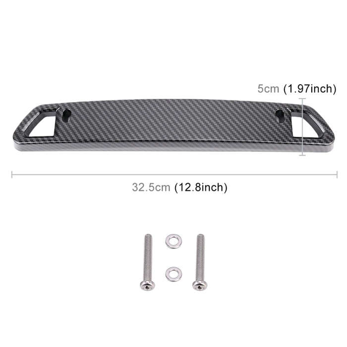 Universal Car License Holder Number Plate Frame Full Carbon Fiber License Plate Holder, Full Carb...