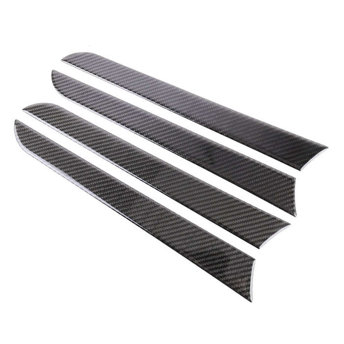 4 PCS Car Carbon Fiber Inner Door Panel Decorative Sticker for Audi A4L / A5 / Q5 2009-2016, Inne...