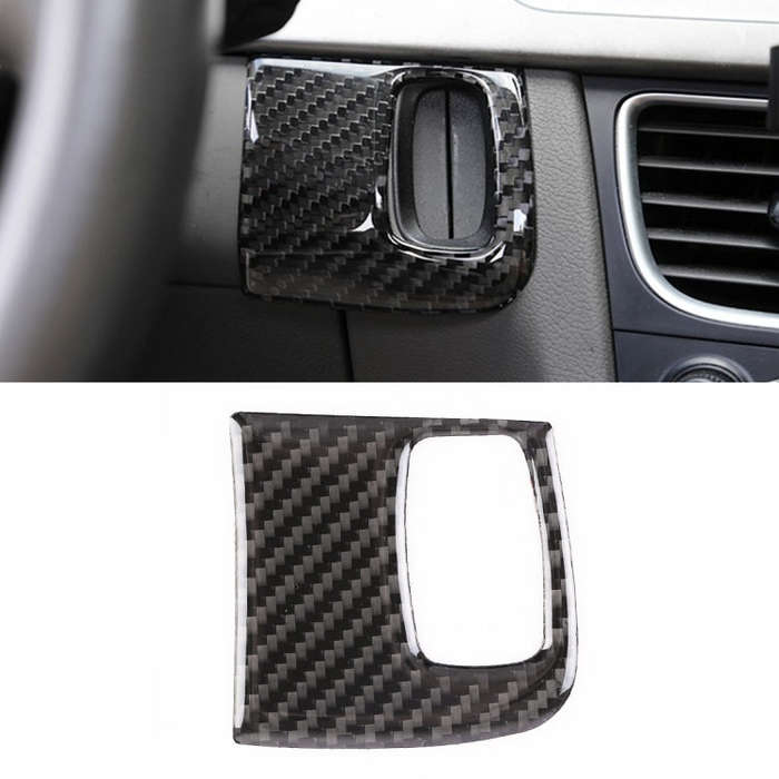 Car Carbon Fiber Key Panel Decorative Sticker for Audi A4L / A5 / Q5 2009-2016, Key Panel
