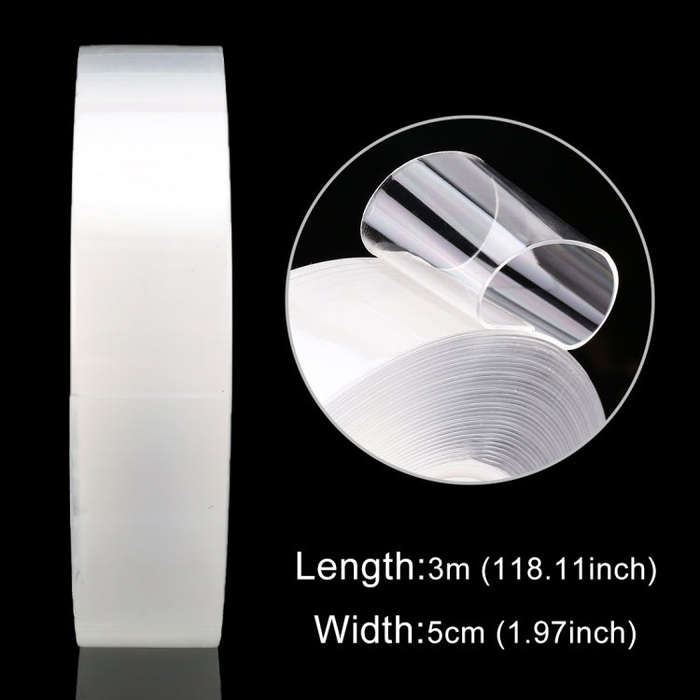 Acrylic Rubber Kitchen and Bathroom Waterproof Moisture-proof Tape Mildew Proof Stickers Size: 5c...