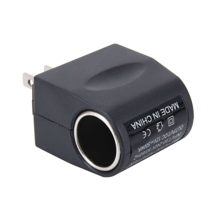 6W Vehicle Power Inverters 220V AC/DC to 12V DC with Car Cigarette Lighter Socket Adapter Convert...