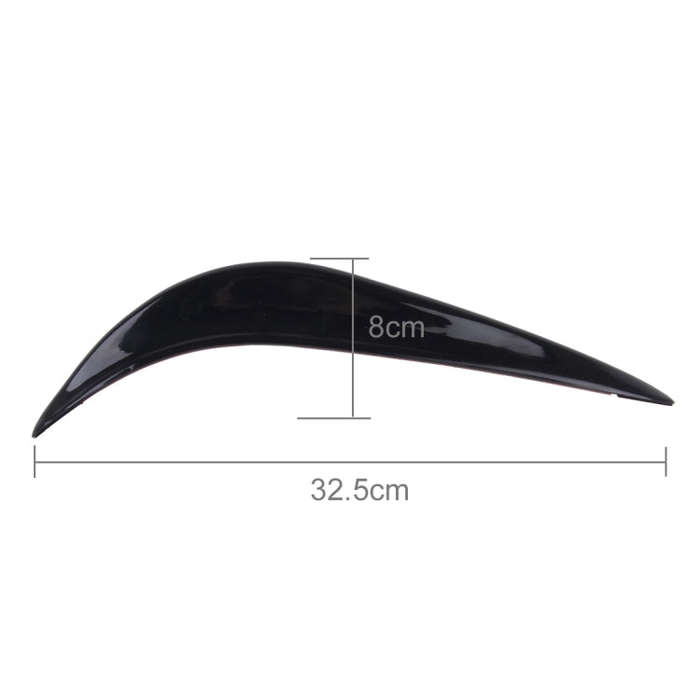 2 PCS YI-237 Universal Car Body Bumper Guard Protector Sticker Turning Guard/Car Crash Bar Bumper...
