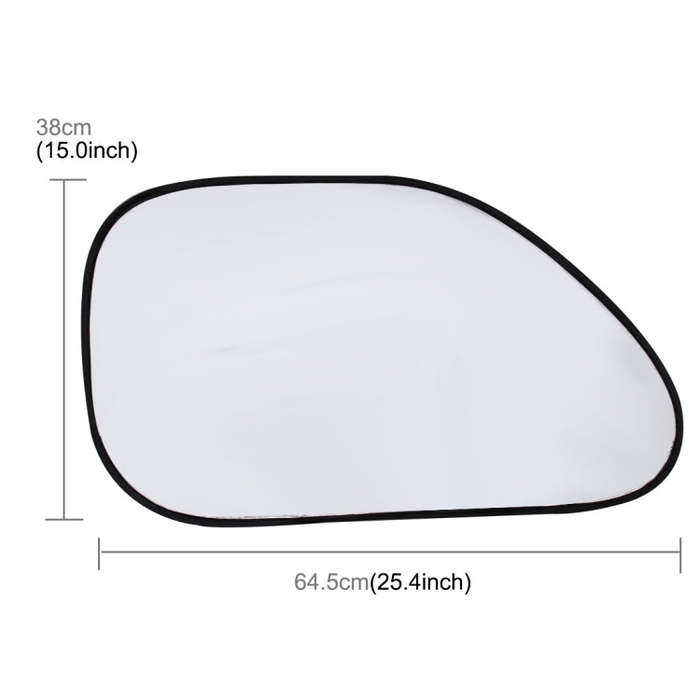 6 in 1 Summer Accessories Coated Silver Car Sun Shade Cloth Set, 6 in 1