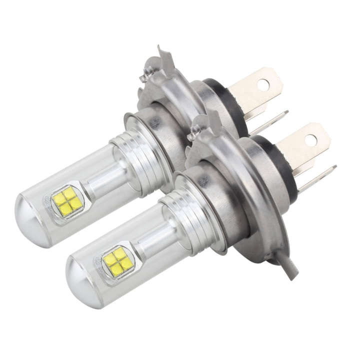2 PCS  H4 40W 800 LM 6000K 8 CREE LEDs Car Fog Lights, DC 12V, H4