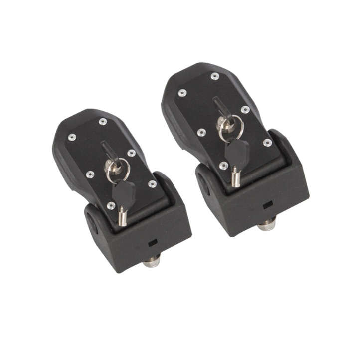 2 PCS Car Anti-Theft Hood Latch Locking Catch Buckle Engine Cover with Lock for Jeep Wrangler JL ...