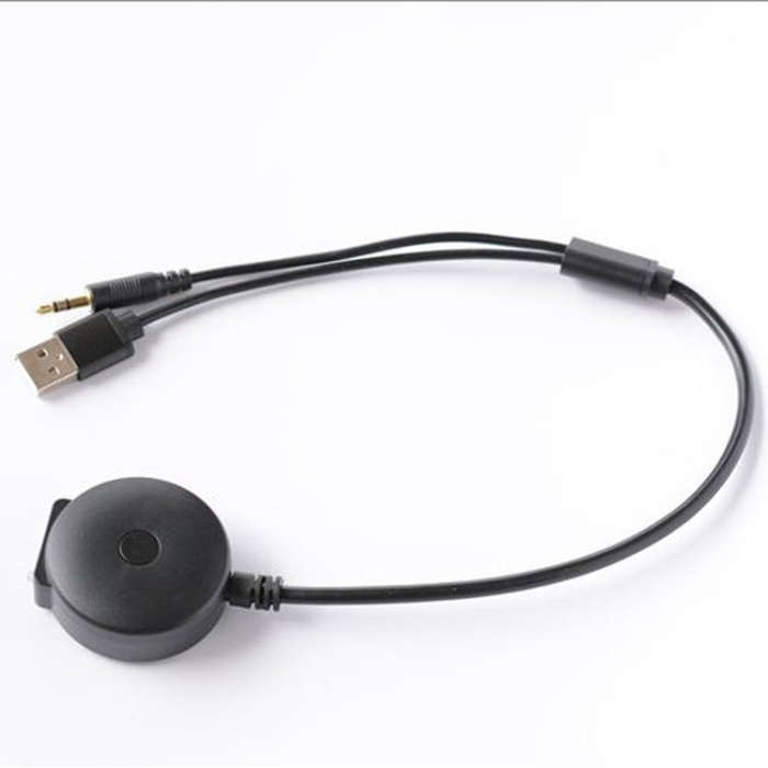 Universal Car Bluetooth Adapter Radio Stereo AUX Cable Adapter AUX USB Interface, AUX USB Interface