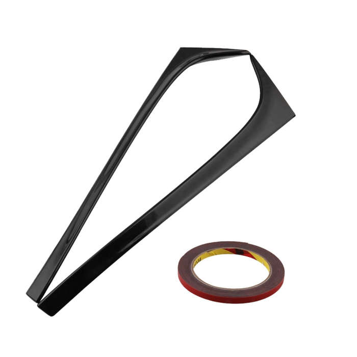 Car-styling ABS Gloss Black Rear Wing Side Spoiler Lip for Volkswagen Golf 7 MK7 2014-2017, Side ...