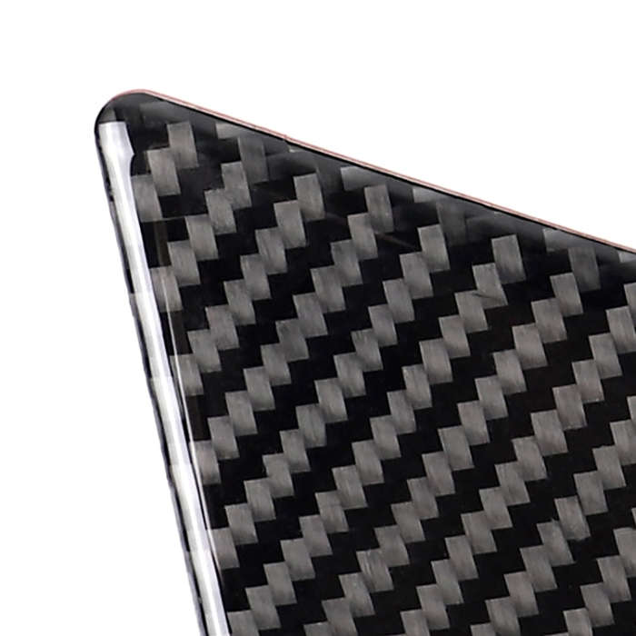 4 PCS Car Solid Color Carbon Fiber Door Inner Handle Wrist Panel Decorative Sticker for Mercedes-...