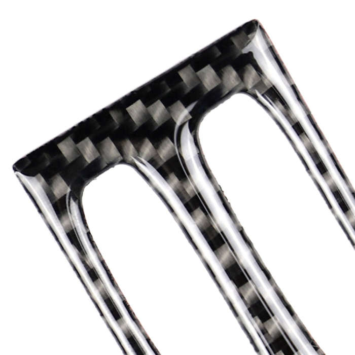 Car Carbon Fiber Intermediate Air Outlet Panel Decorative Sticker for Mercedes-Benz W204 2011-201...