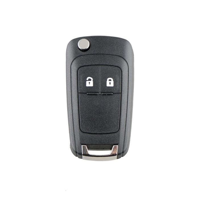 For Opel Car Keys Replacement 2 Buttons Car Key Case with Foldable Key Blade, 2 Buttons with Fold...