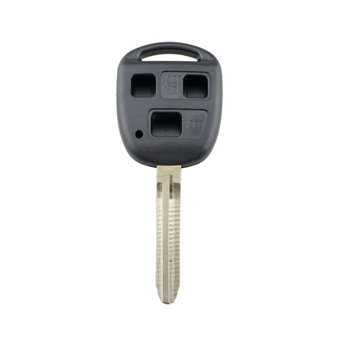 For TOYOTA Car Keys Replacement 3 Buttons Car Key Case with Key Blade, 3 Buttons